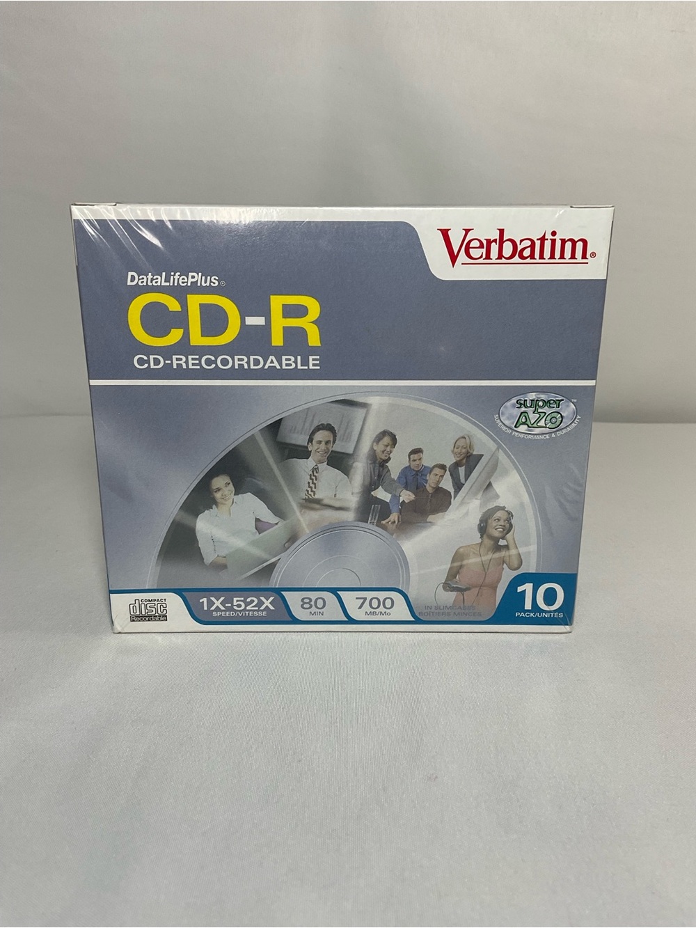 Verbatim DataLifePlus CD-R 10-Pack - Gray